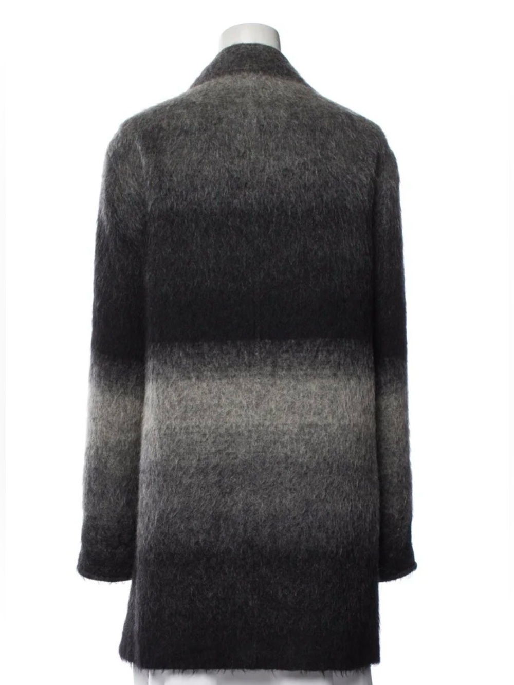 Tory Burch Darcy Coat Mohair Alpaca Wool Oversized Designer Jacket Women’s 4 - Picture 8 of 9